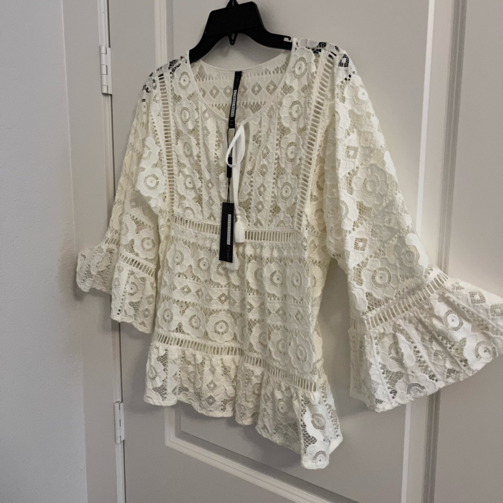 PLENTY by TRACY REESE NWT Lace Blouse